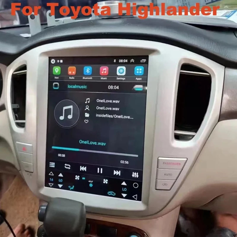 Toyota Highlander | 2001-2007 | Android Screen - Image 3