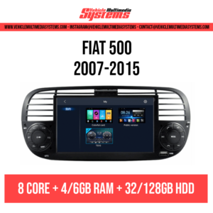 Fiat 500 | 2007-2015 | Android Screen