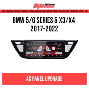BMW 5 Series/6 Series GT/ X3 & 4 | 2017-2022 | AC Panel