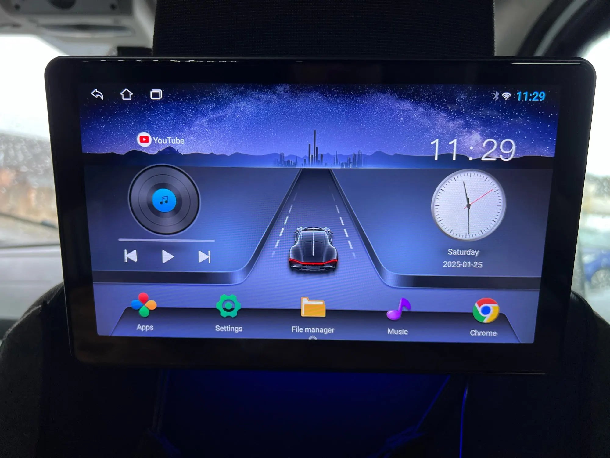 Android Headrest Screen | Ambient Lights | Rear Seat Entertainment - Image 3