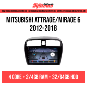 Mitsubishi Attrage/Mirage 6 | 2012-2018 | Android Screen