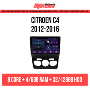 Citroen C4 | 2012-2016 | Android Screen