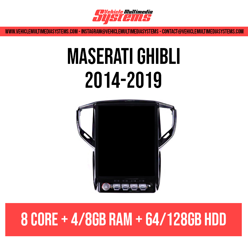 Maserati Ghibli | 2014-2019 | Android Screen