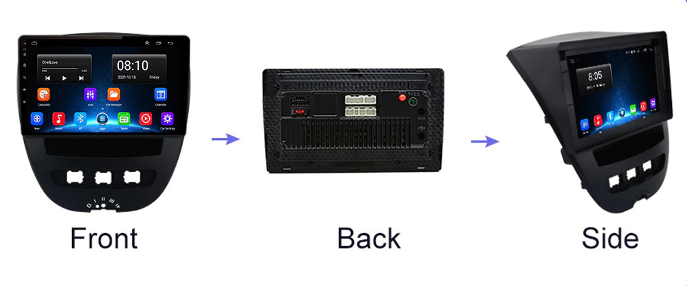 Citroen C1 | 2005-2014 | Android Screen - Image 4