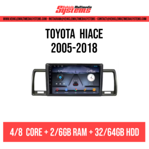 Toyota HiAce | 2005-2018 | Android Screen