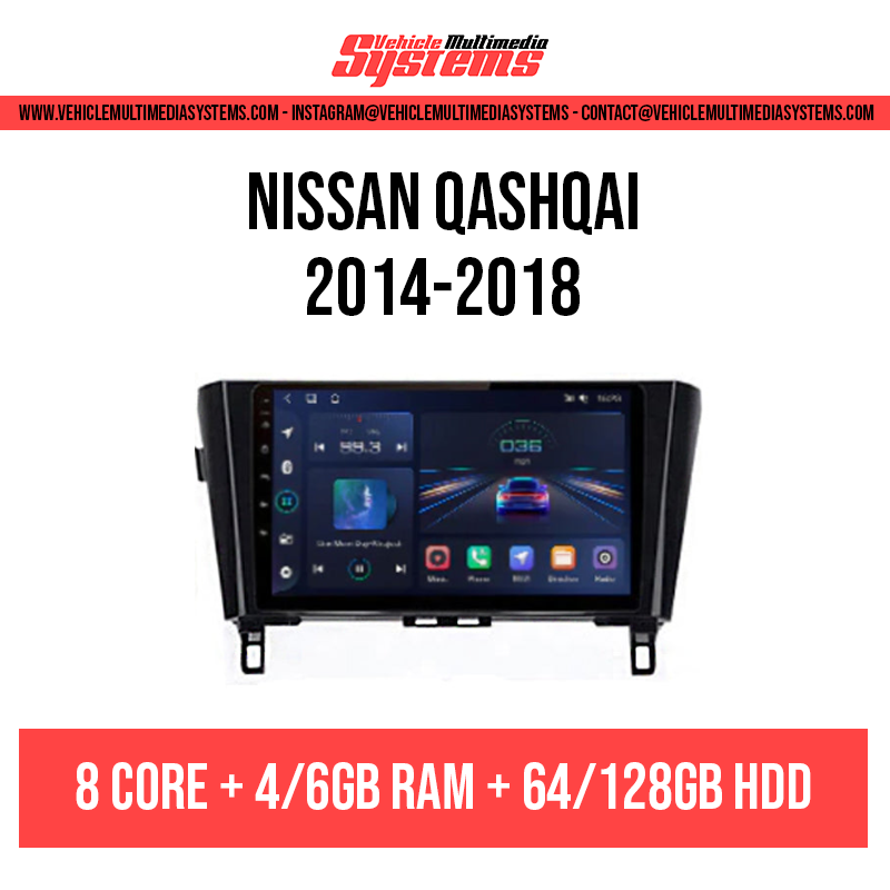Nissan Qashqai | 2014-2018 | Android Screen