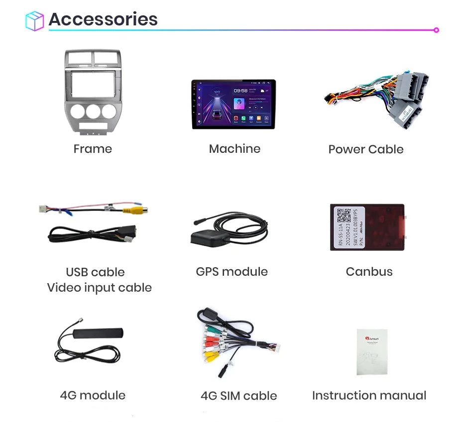 Jeep Compass | 2007-2009 | Android Screen - Image 5