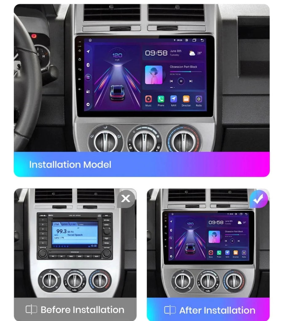 Jeep Compass | 2007-2009 | Android Screen - Image 6