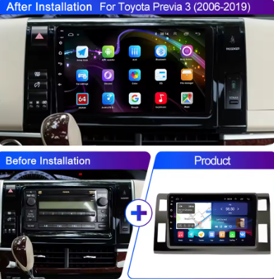 Toyota Previa | 2006-2019 | Android Screen - Image 2