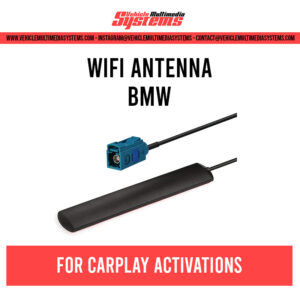 Wi-Fi Antenna for BMW CarPlay Activation | Fakra Z Connector | 3M Cable