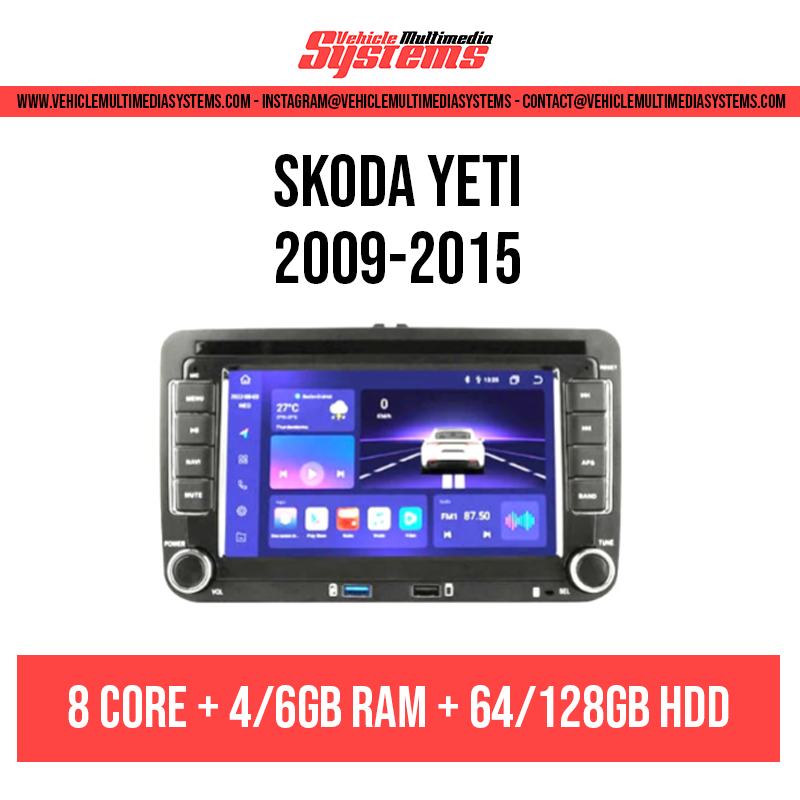 Skoda Yeti | 2009-2015 | Android Screen