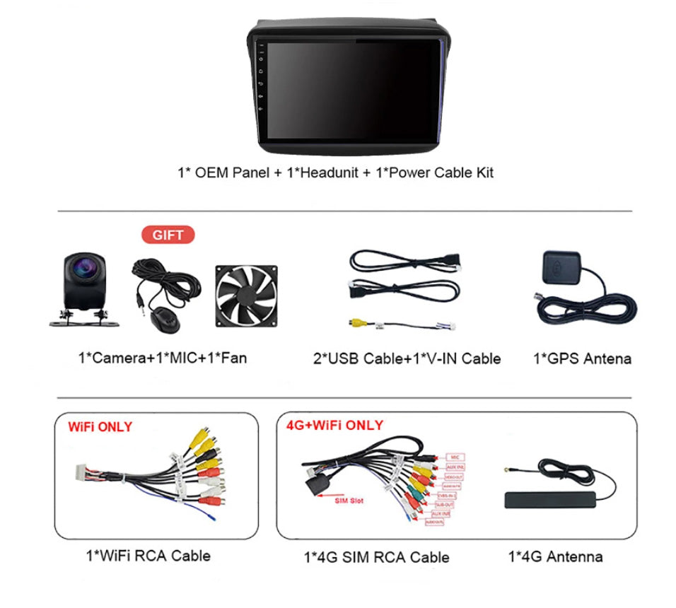 Mitsubishi L200 | 2006-2015 | Android Screen - Image 7