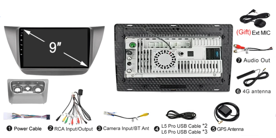 Mitsubishi Lancer | 2001-2008 | Android Screen - Image 6