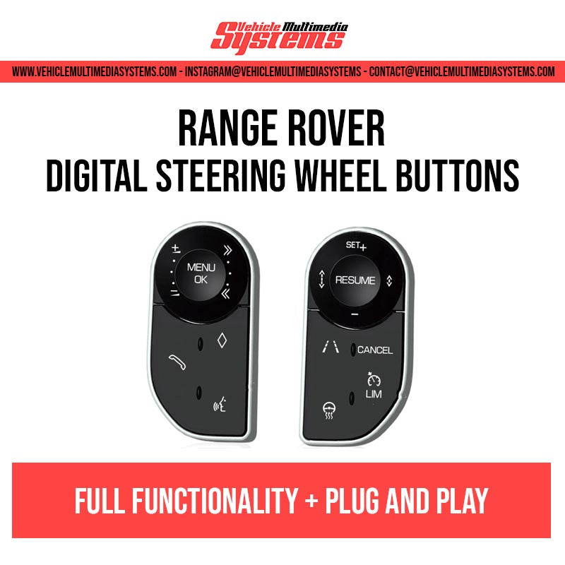 Range Rover Digital Steering Wheel Buttons