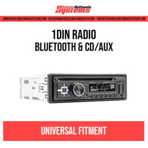 Universal 1 DIN Radio | Bluetooth & CD Player | DAB